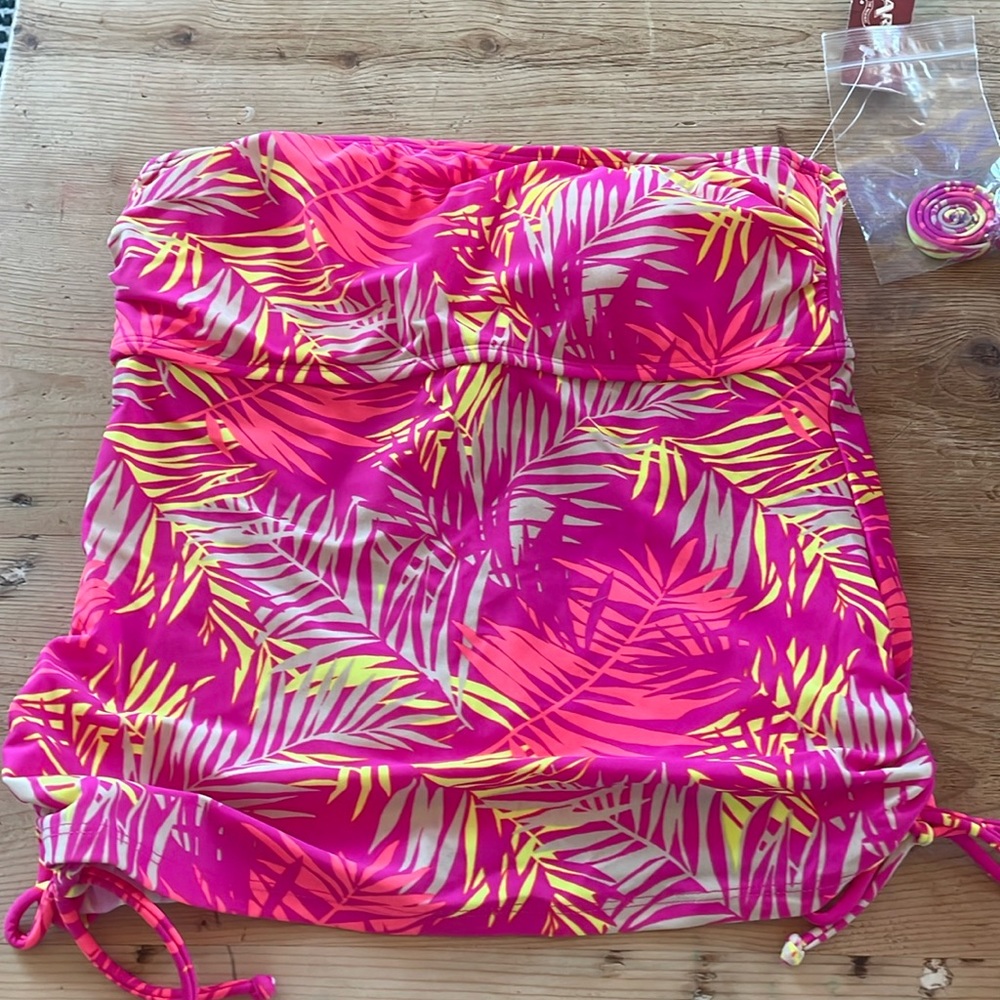 Bright colorful tankini